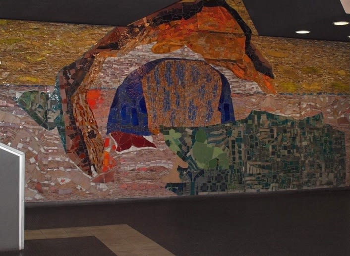 Isabella Ducrot, Miseno e Cuma, 2005 Permanent Installation at Vanvitelli Underground Station, Naples