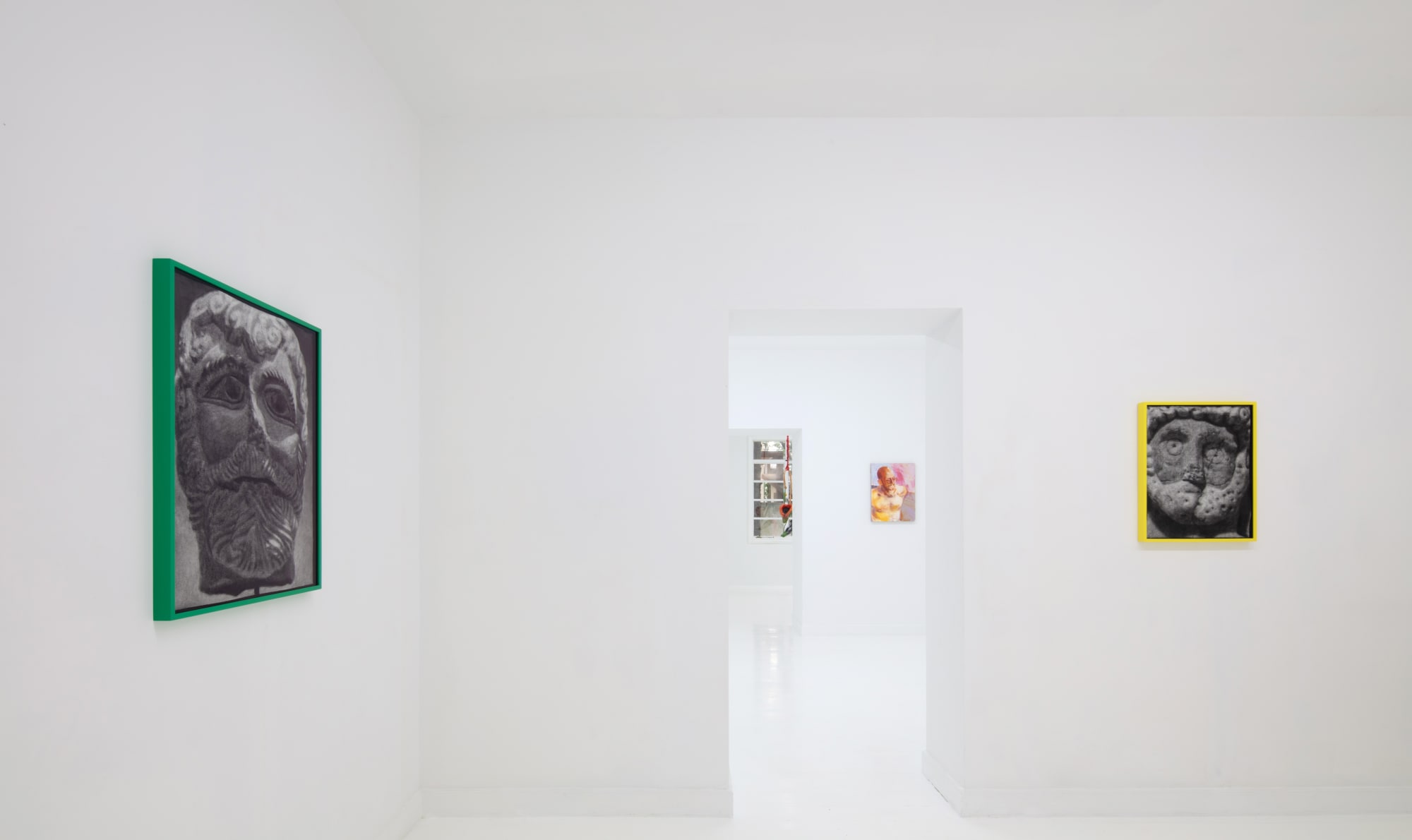 Right behind your eyes