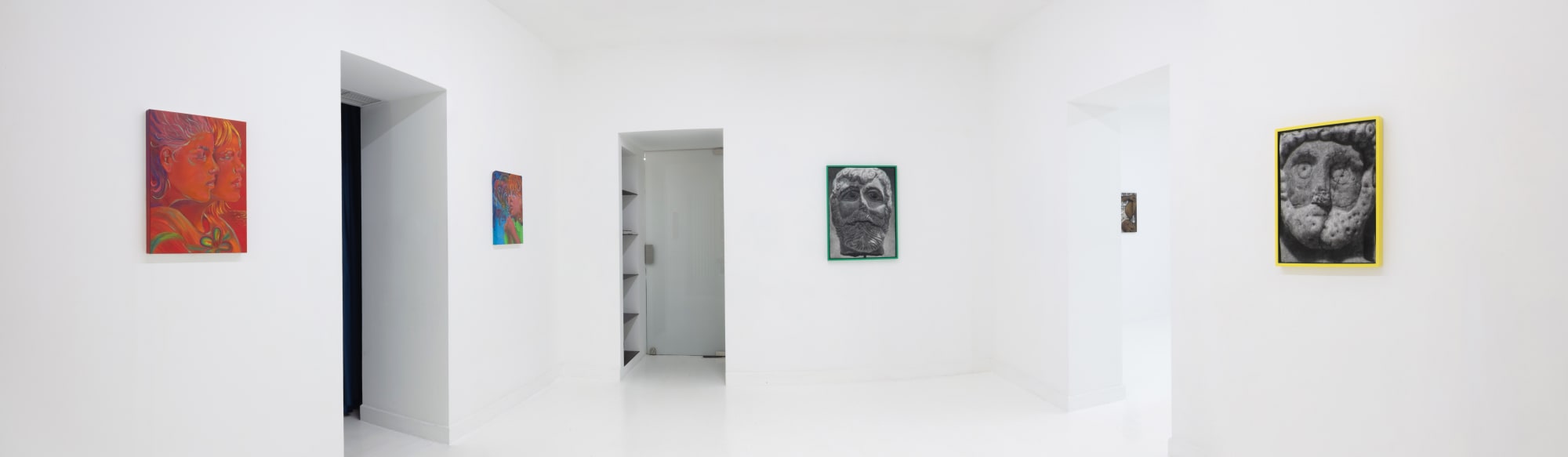 Right behind your eyes