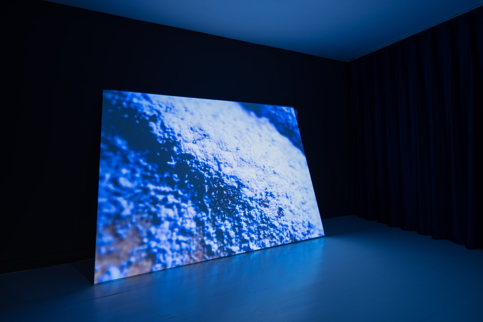 Right behind your eyes