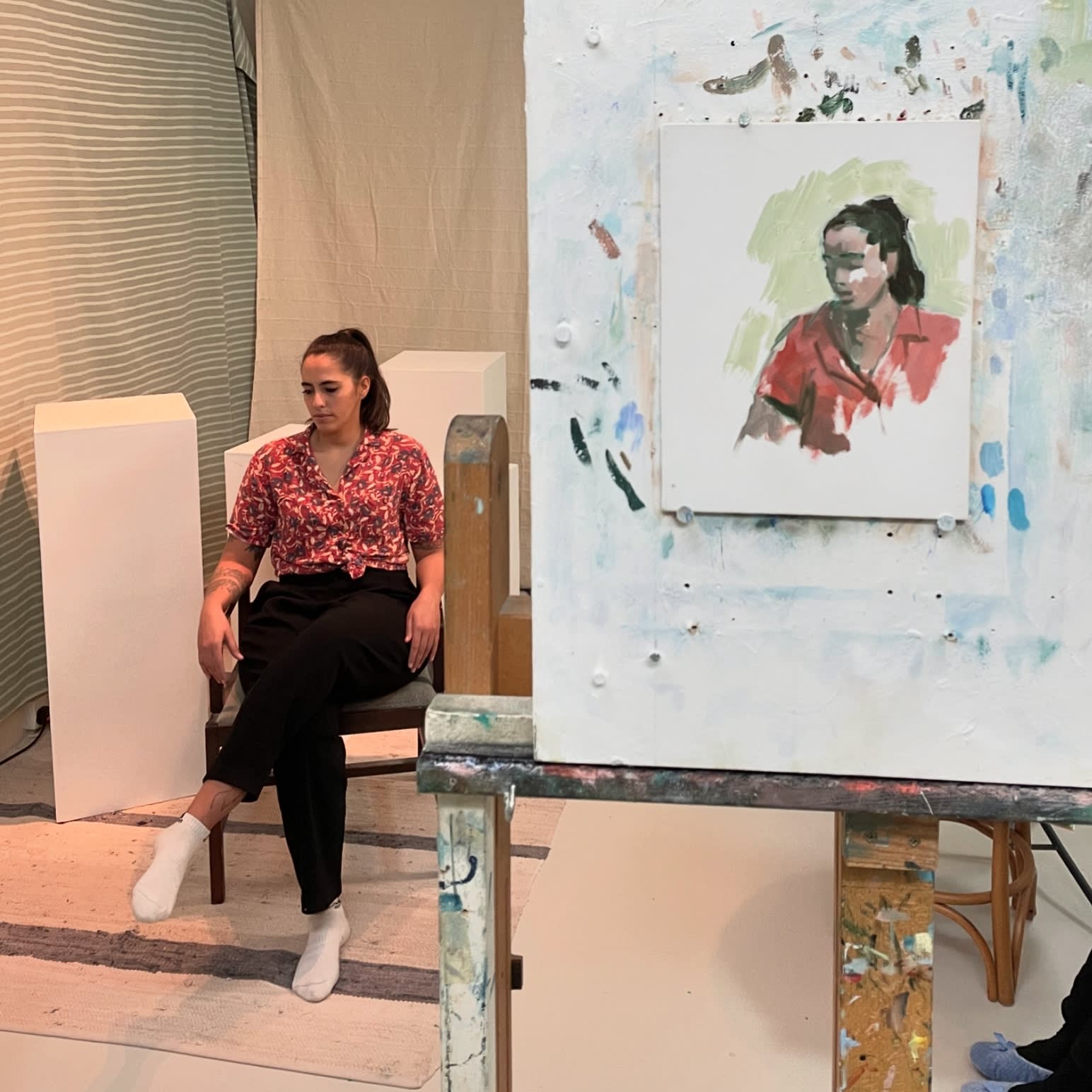 Portrait sitting with Sofia, 2024