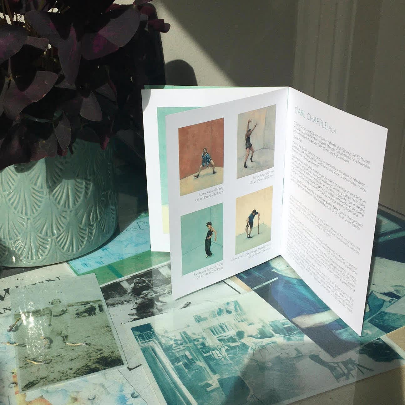 Ffin y Parc exhibition invite, 2021