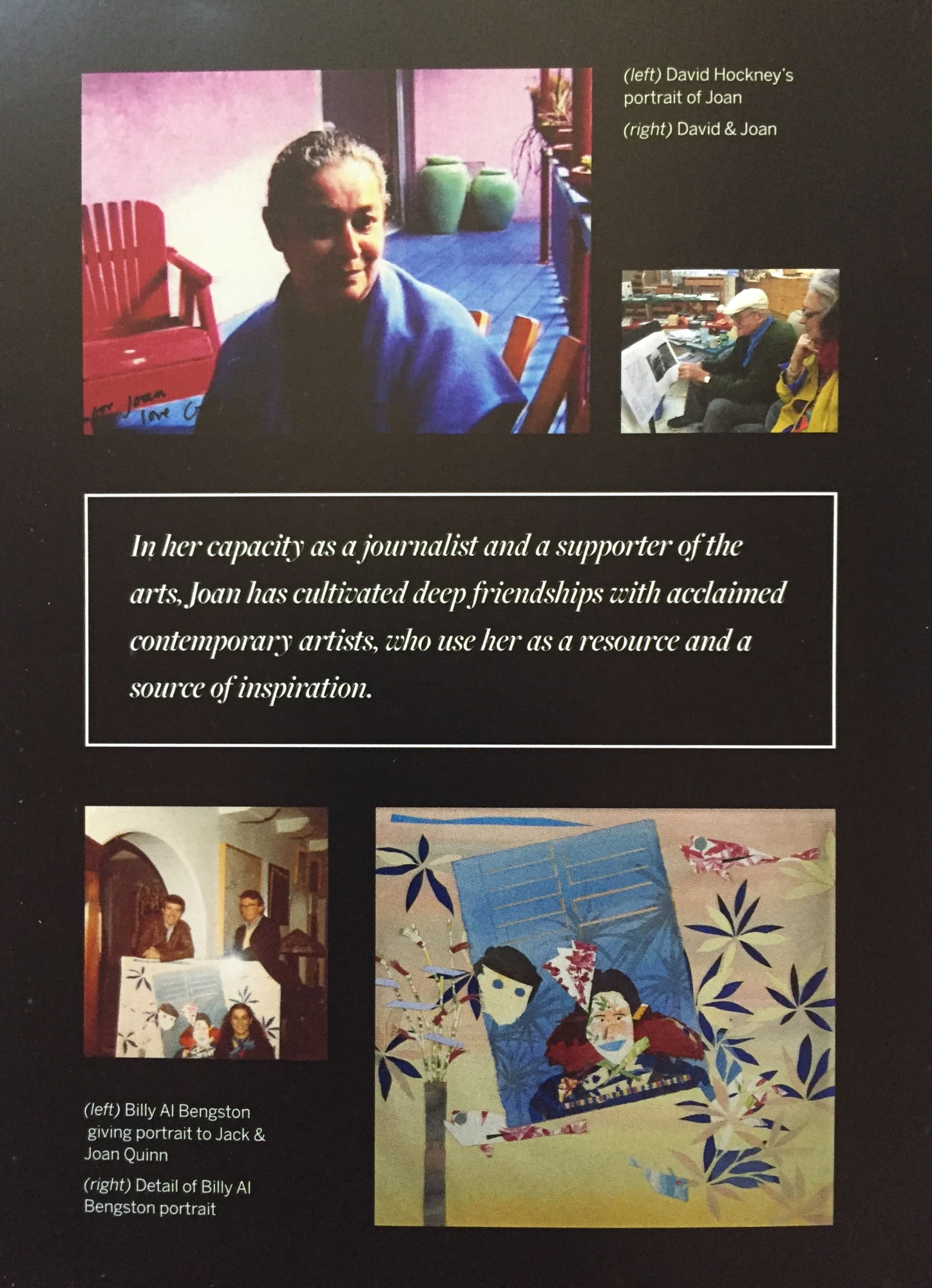 Joan Quinn, A Life in Portraits