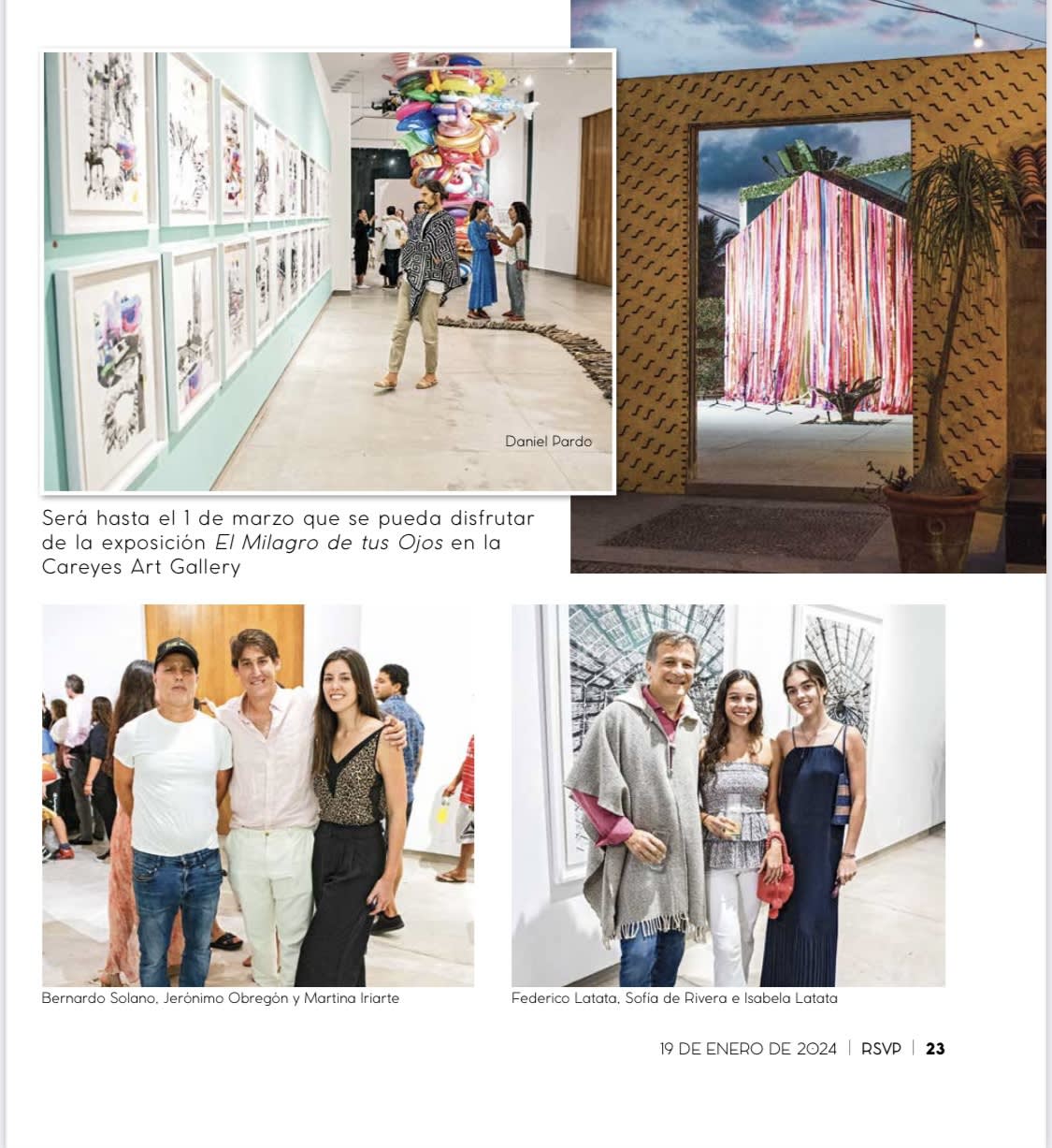 El Milagro de tus Ojos, solo exhibit, 2023