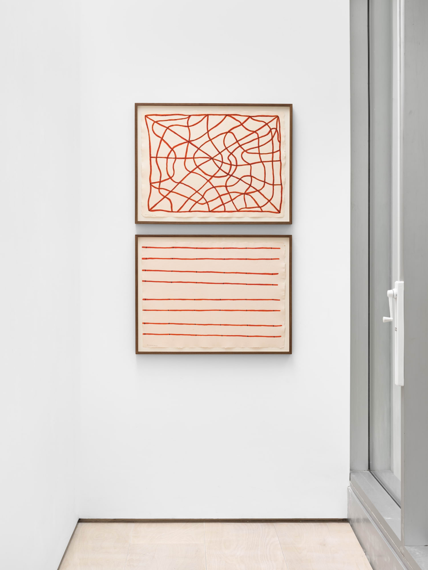 Installation View Sheroanawe Hakihiiwe - Ahete ha yamaki rariprou [When we are close we all scream together], Cecilia Brunson Projects, London (6 Oct - 18 Nov 2022) Photography by Eva Herzog