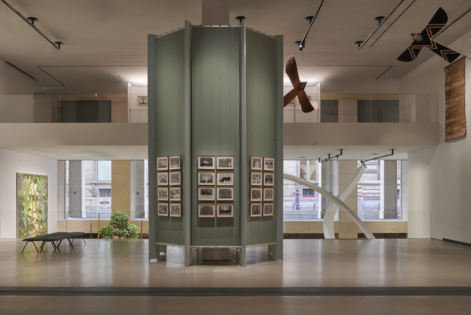 Osvaldo Pitoé at Fondation Cartier, Paris. © Marc Domage