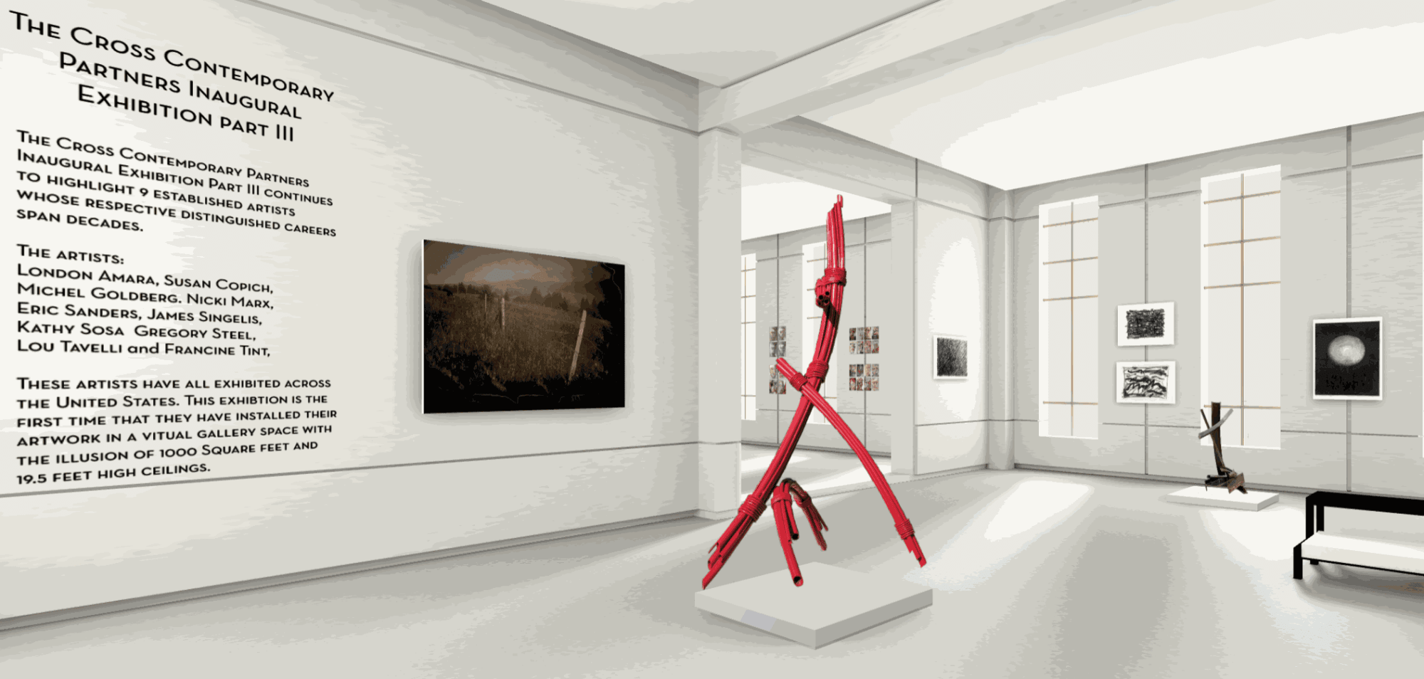 left to right: Londona Amara, Gregory Steel, Michel Goldberg