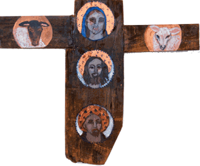 Deborah Masters, Cross of Saints and Lambs, 1997