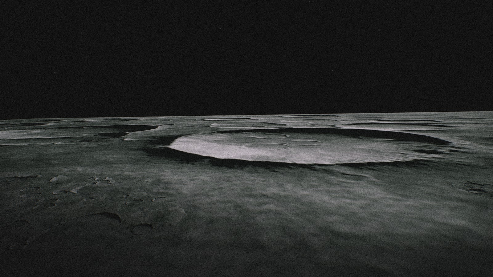 Approaching Clavius, 2019 Archival pigment print on hahnemeulle bamboo, 30x40 inches