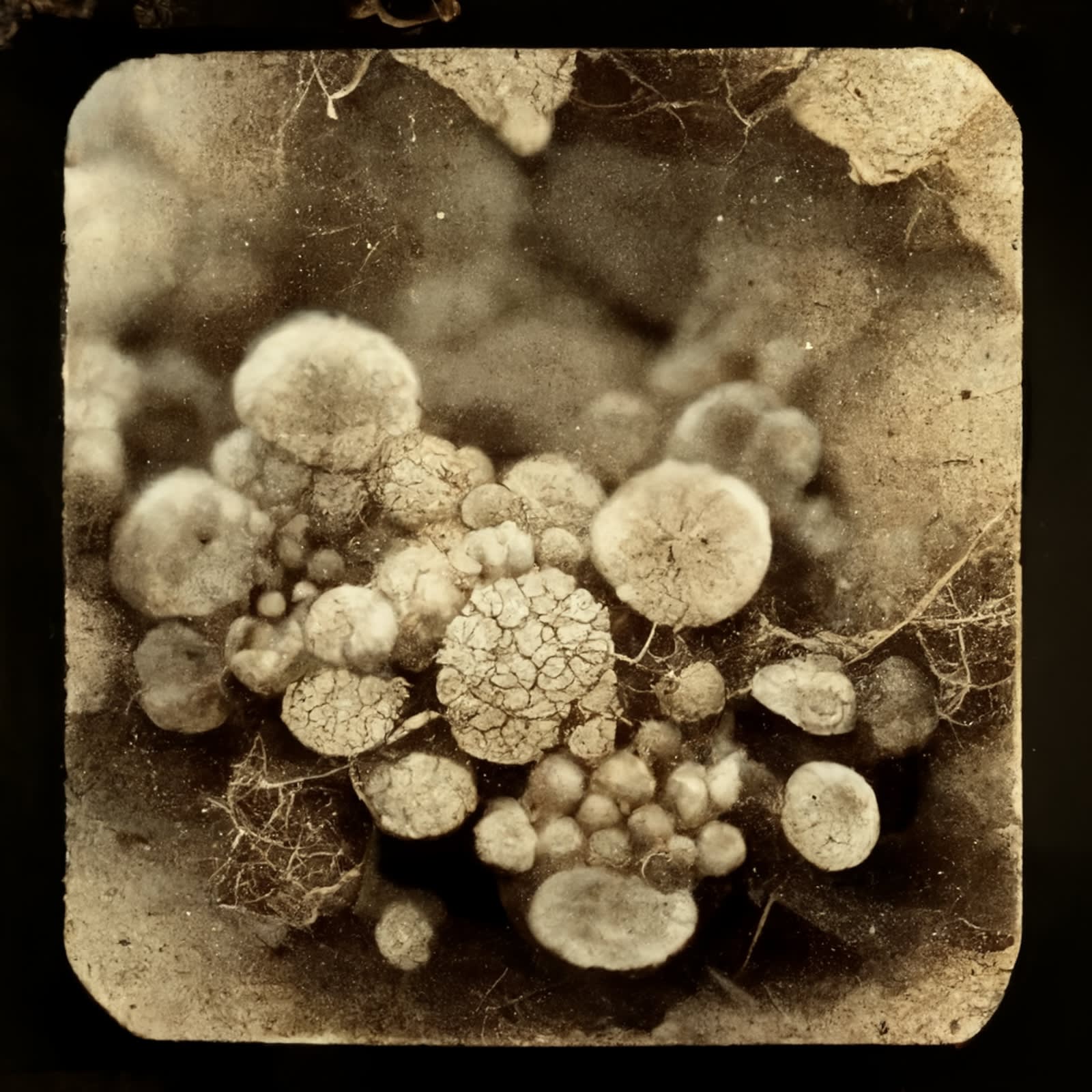 Mutation #09753, 2021 Archival pigment print on paper, 20x20 inches or glass and gold leaf, 10x10 inches