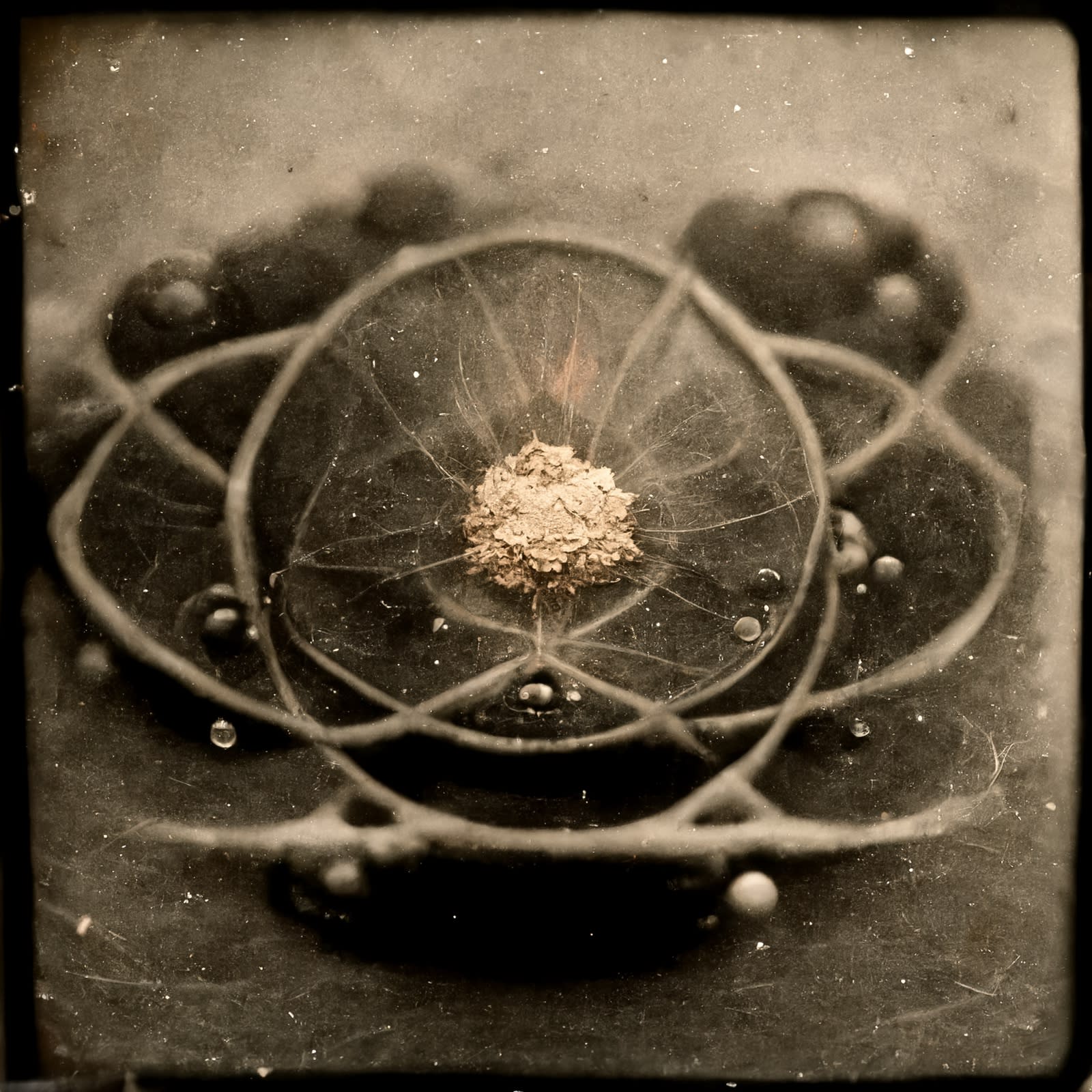 Organism #5577, 2021 Archival pigment print on paper, 20x20 inches or glass and gold leaf, 10x10 inches