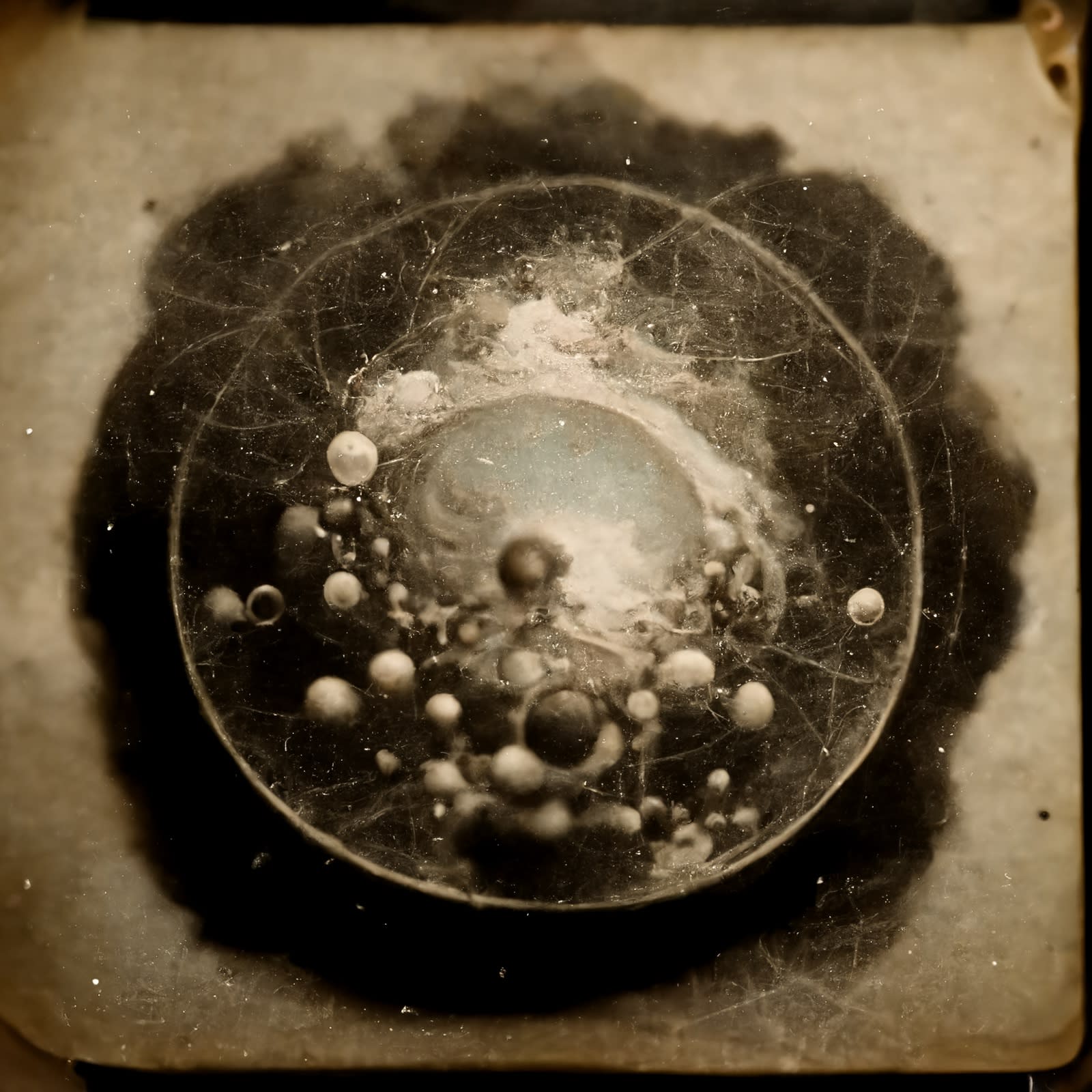 Organism #9987, 2021 Archival pigment print on paper, 20x20 inches or glass and gold leaf, 10x10 inches