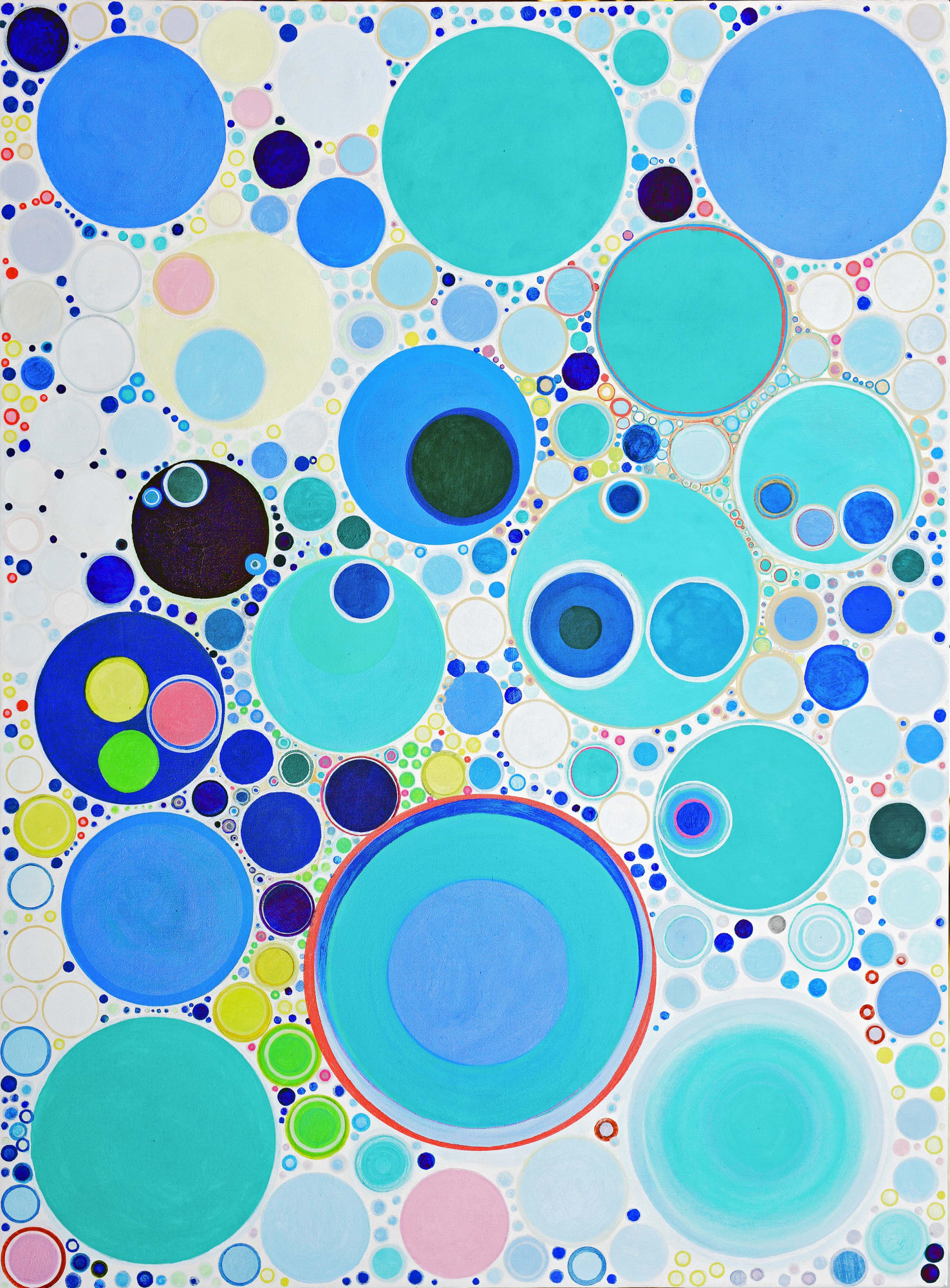 Elan Flow 12, 2020 Acrylic, 40 x 30 inches