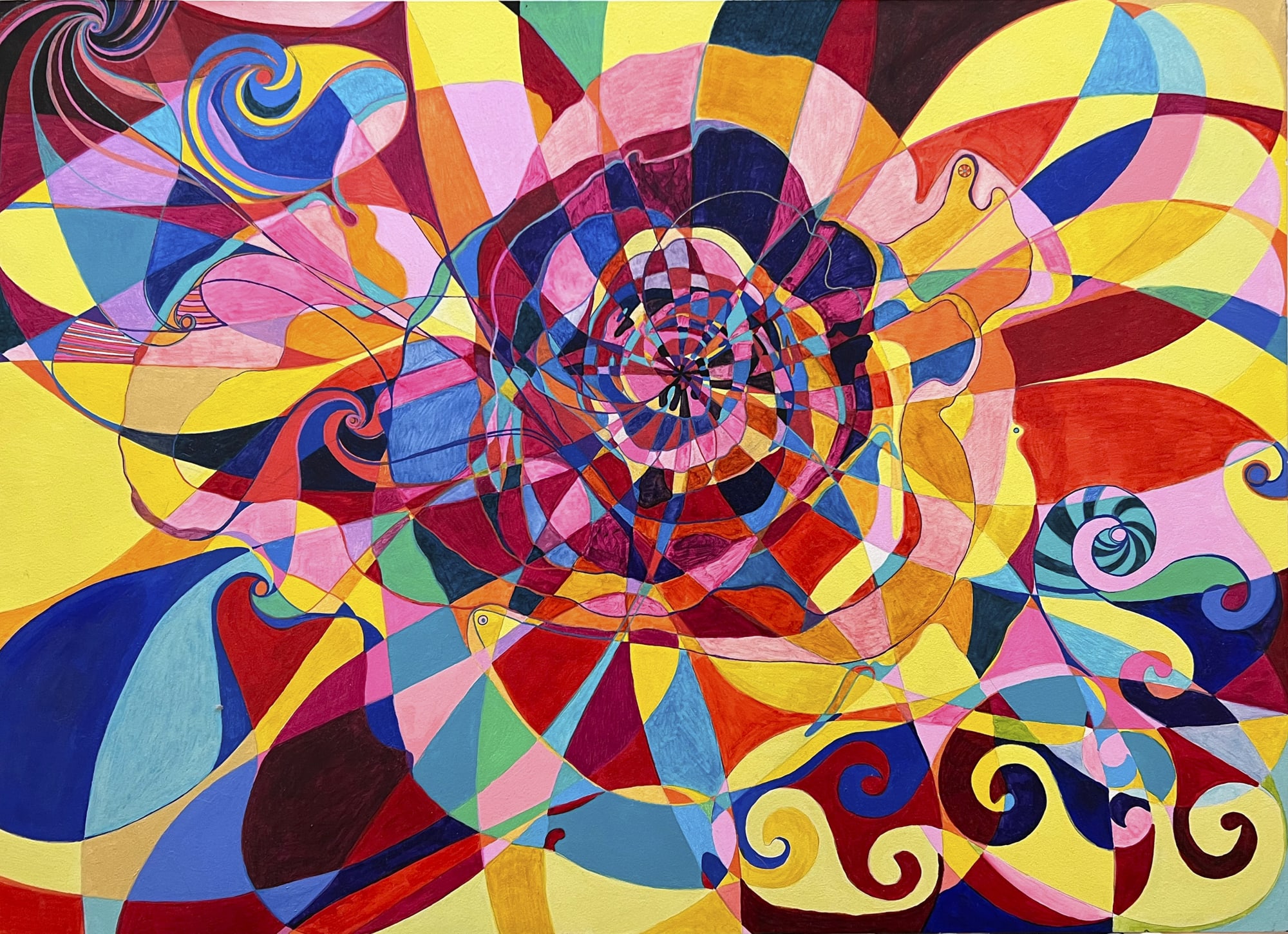 Breath of Life 4, 2022 Acrylic, 22 x 30 inches