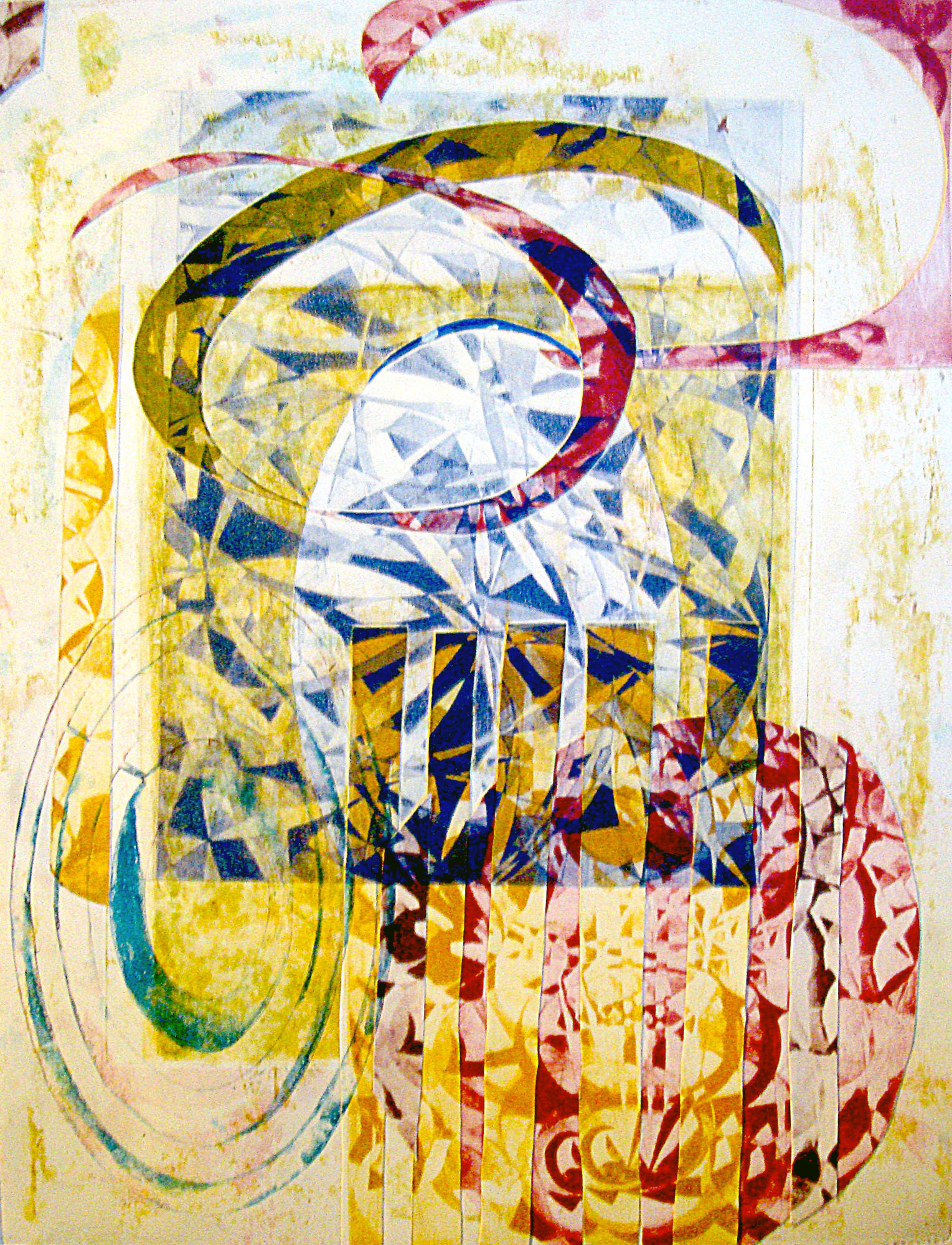 Untitled, 2008 Monoprint, 20 x 16 inches