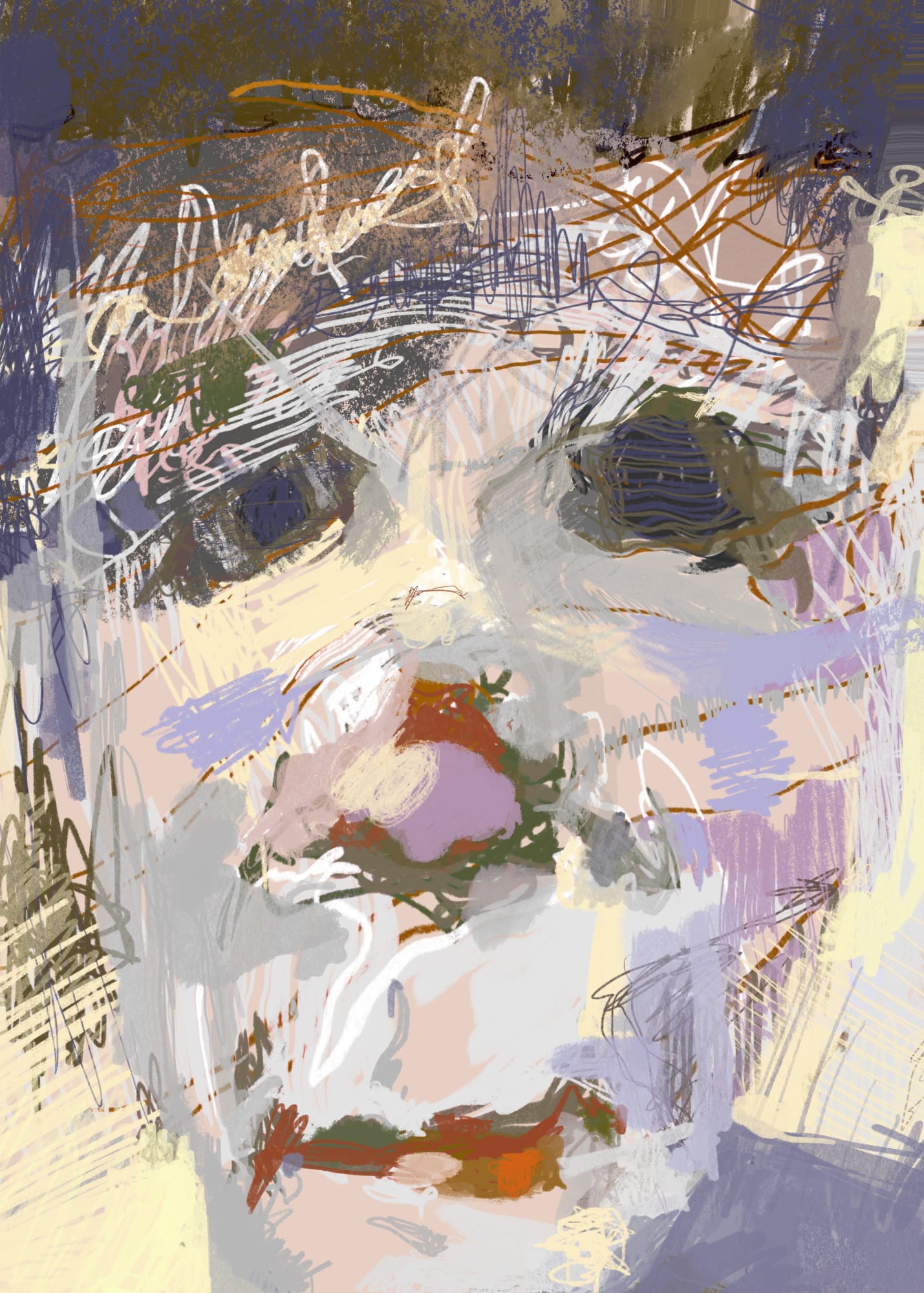 Digital Sketchbook, 2022 Archival Pigment Print, 25 x 18 inches