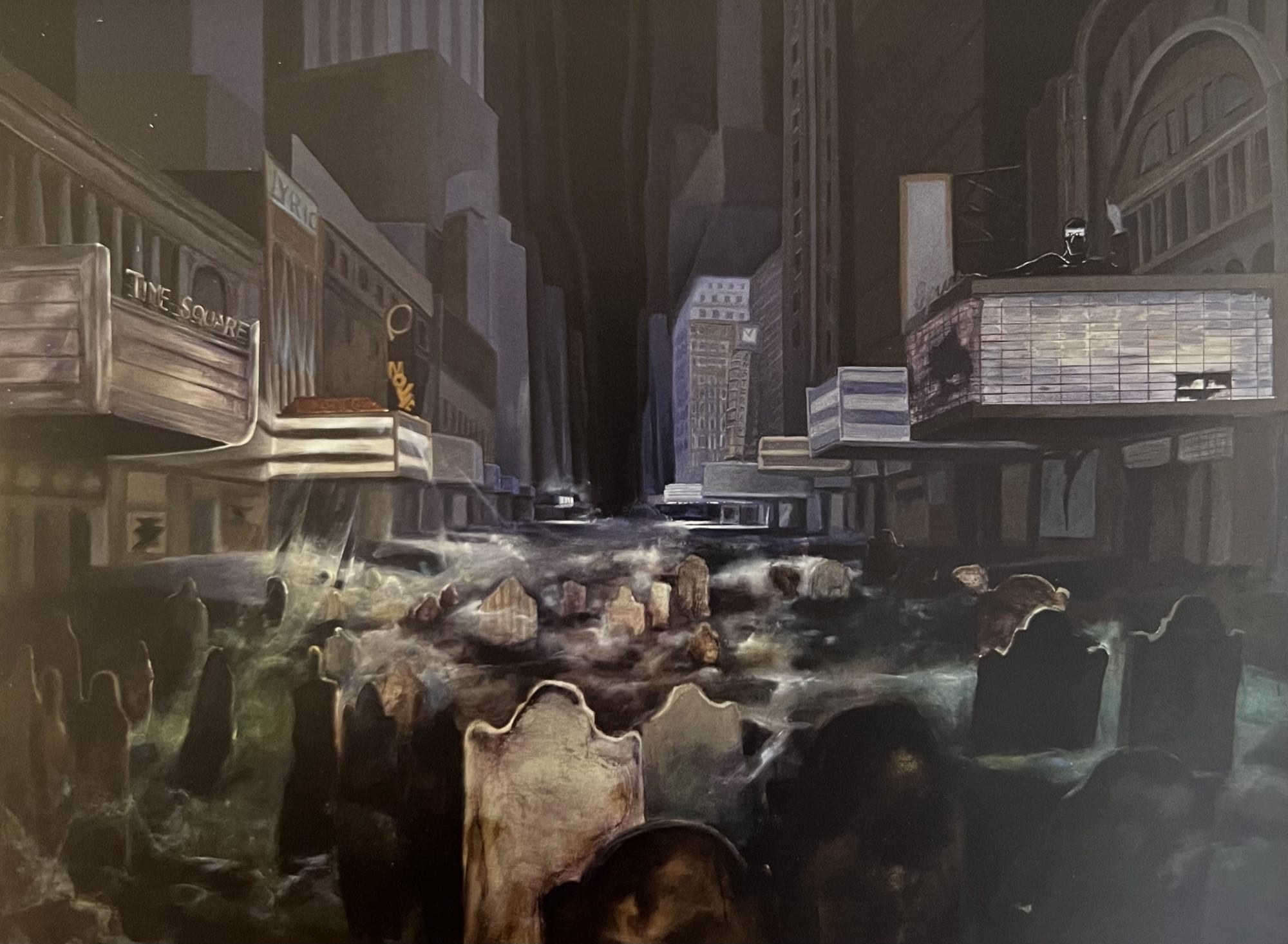 Rob Mango, Times Square, 1987 Oil on canvas, 50 x 68 inches