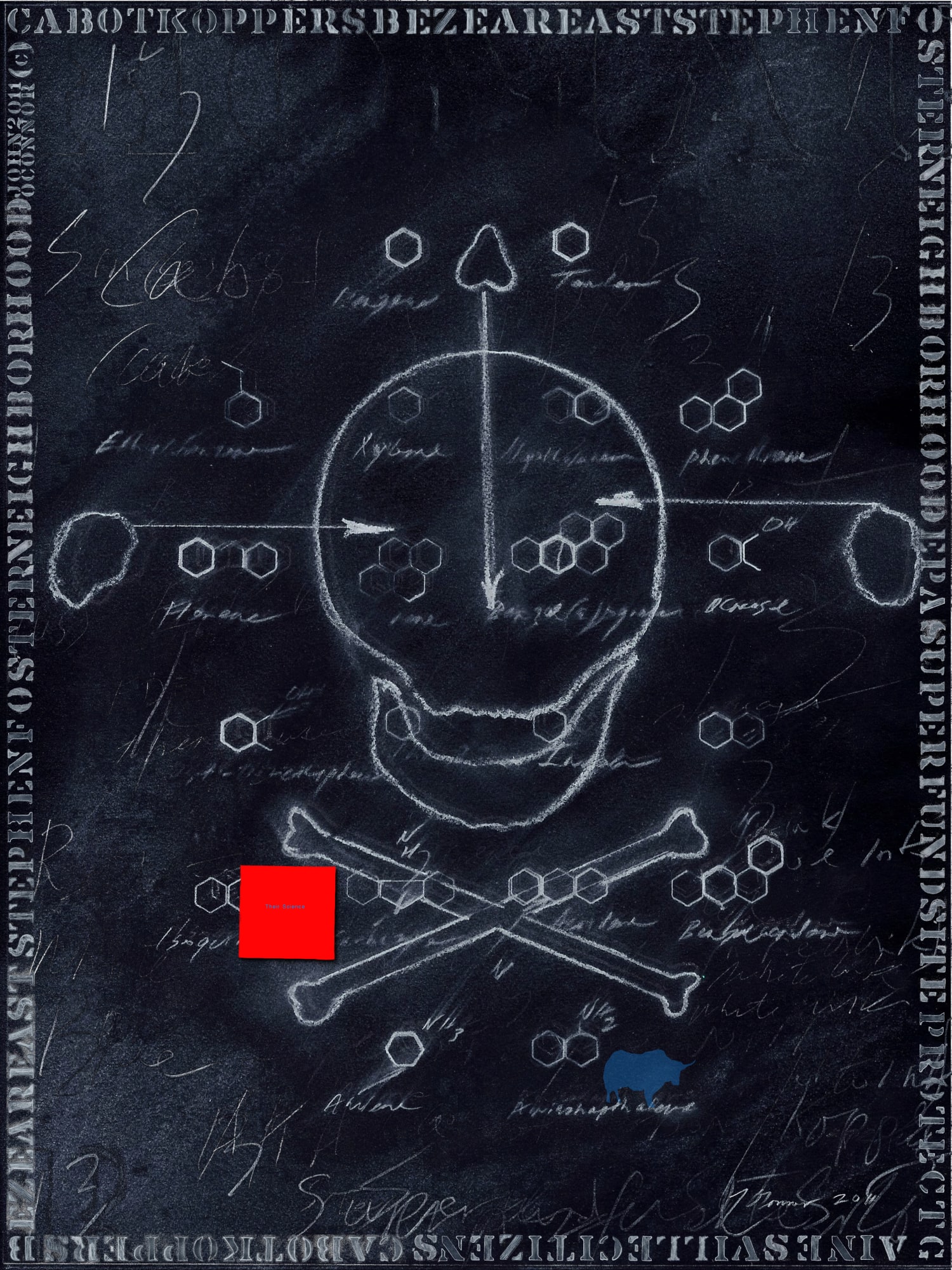 John A. O’Connor, Left Behind (1 of 3) panels, 2012 Acrylic on Sintra, 40 x 30 inches