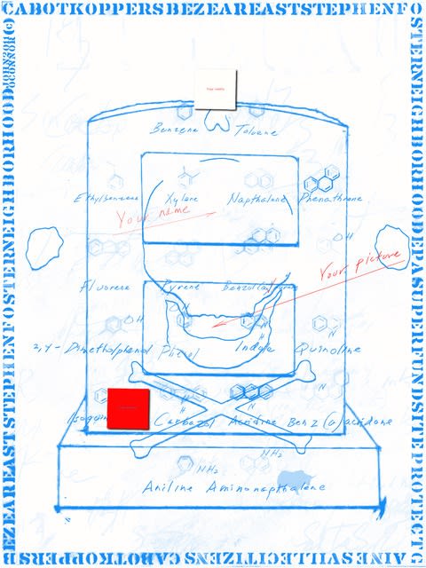 John A. O'Connor, Left Behind (2 of 3 panels), 2012 Acrylic on Sintra, 40 x 30 inches