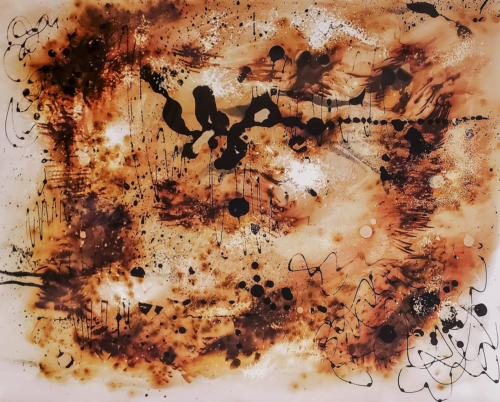 Nolan Preece, Chemical Abstraction, 1991, Gold toned silver gelatin, 16x20 inches