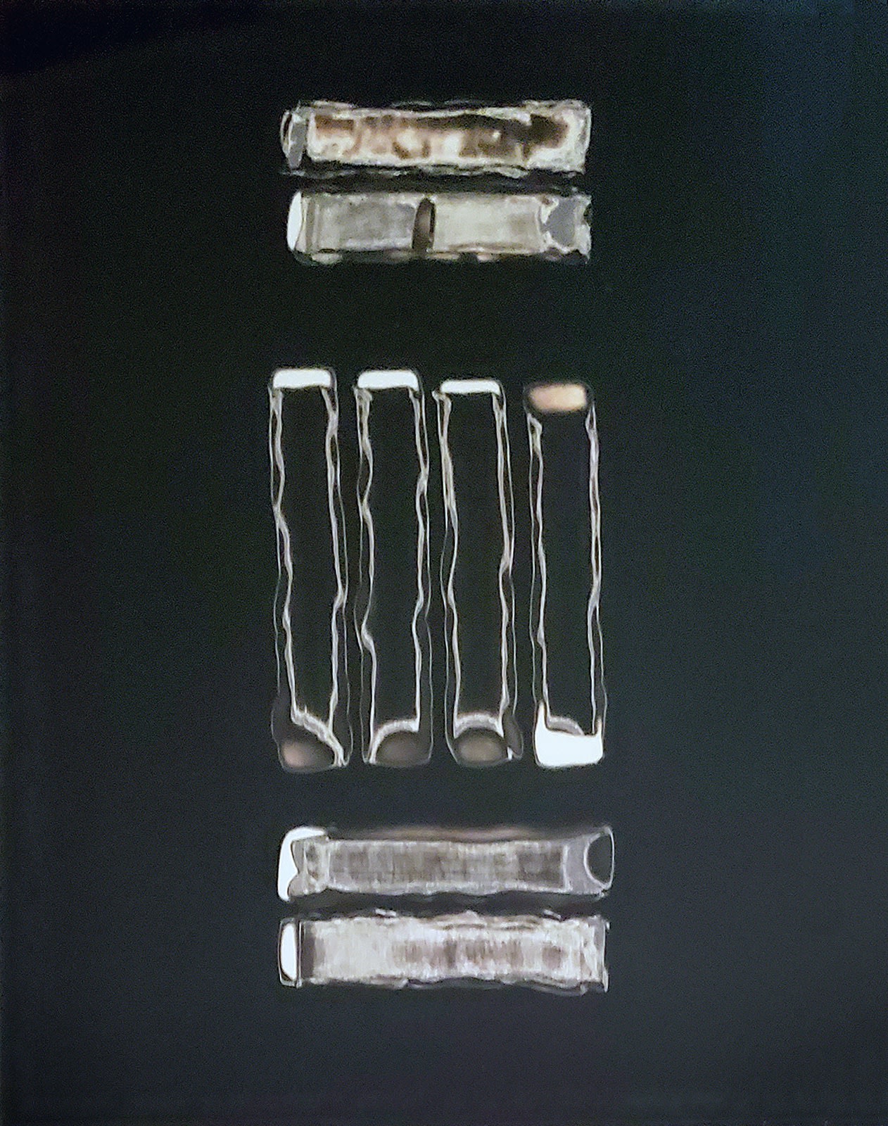 Nolan Preece, Future Marks, 2012, Kodak Polycontrast Rapid, Future Floor Finish and Silver Gelatin 10x8 inches