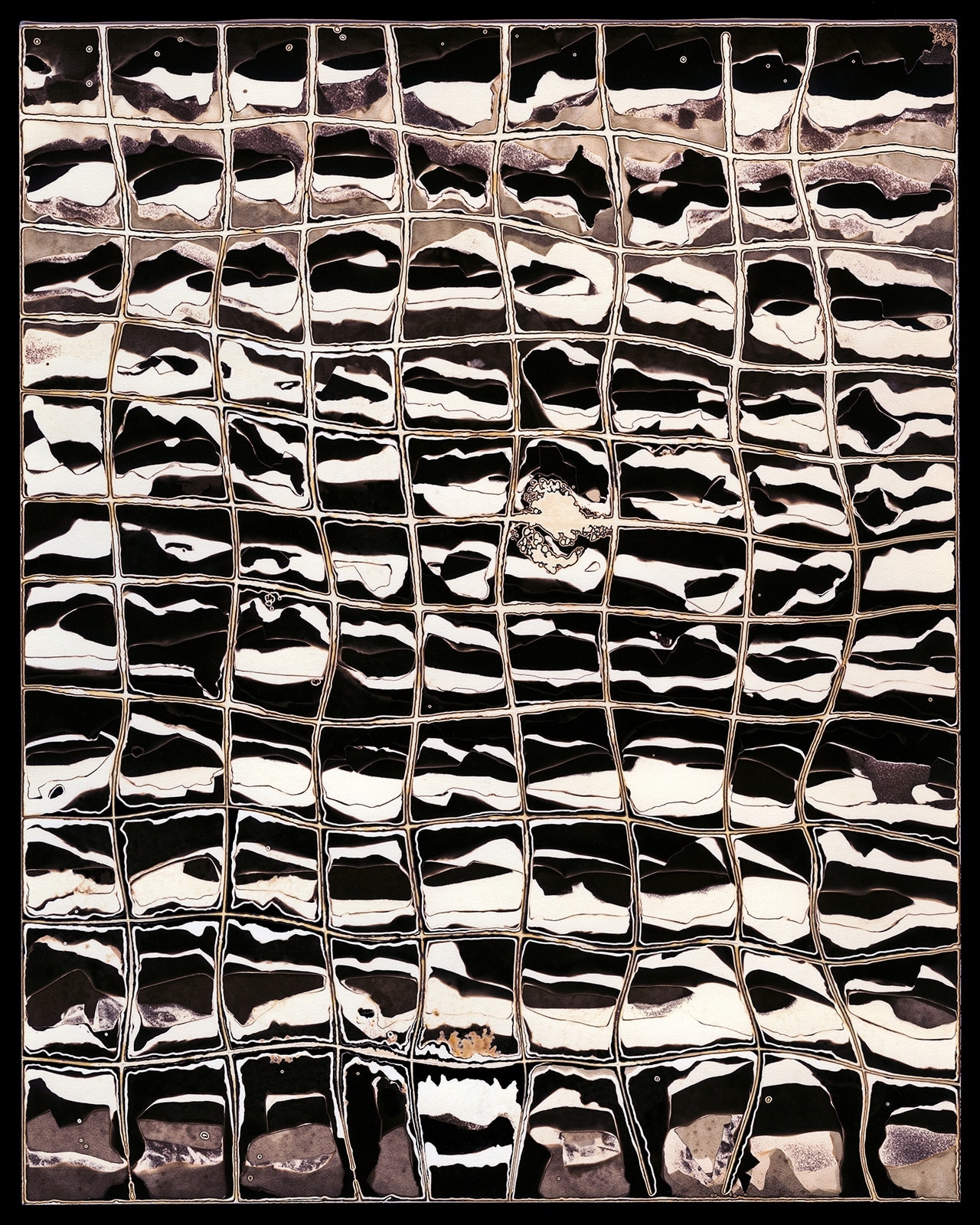 Nolan Preece, The Lower Gate, 2013, Ilford Satin, Rust-O-leum and Silver Gelatin 10x8 inches