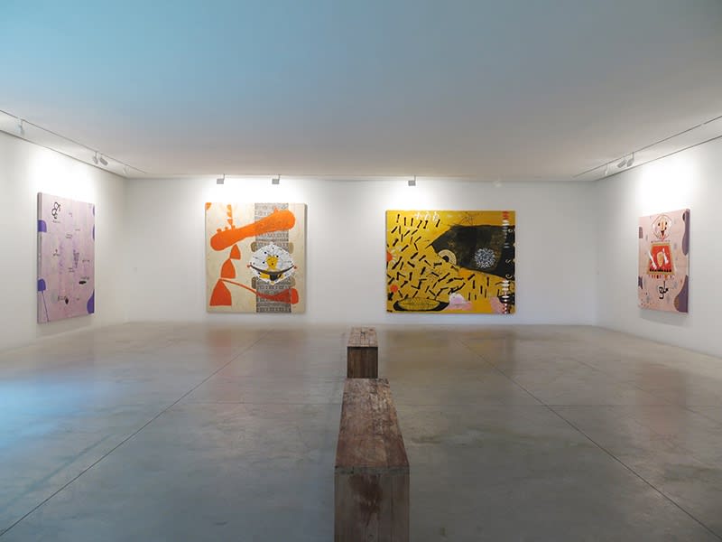 Before Looking at this Work, Listen to It, Galerie Cécile Fakhoury - Abidjan 2018 © Ouattara Watts