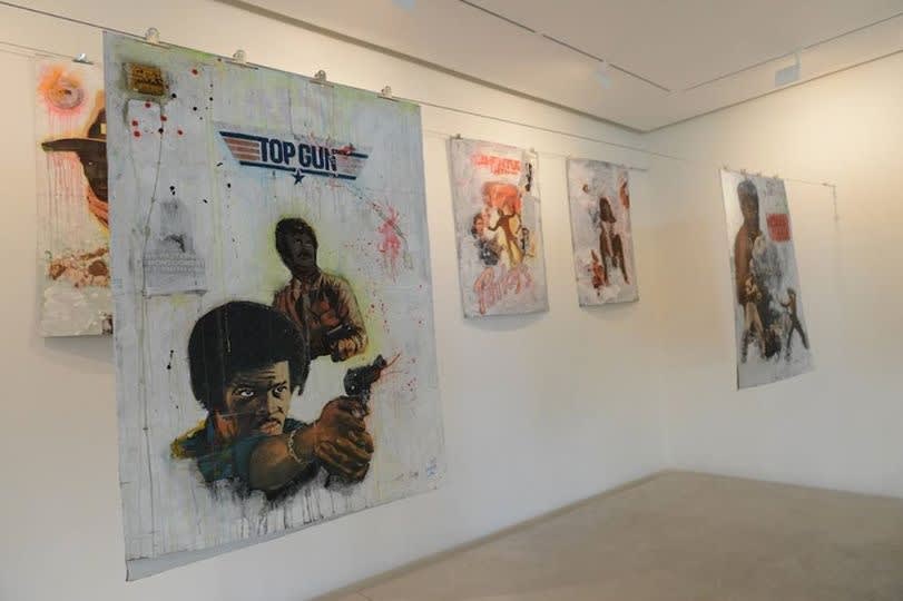 Exposition "Espace à louer" à la Galerie Cécile Fakhoury à Abidjan 2014 © Virginia Ryan