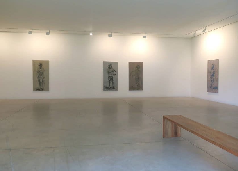 Exposition "persona" à la Galerie Cécile Fakhoury à Abidjan 2015 © Yéanzi