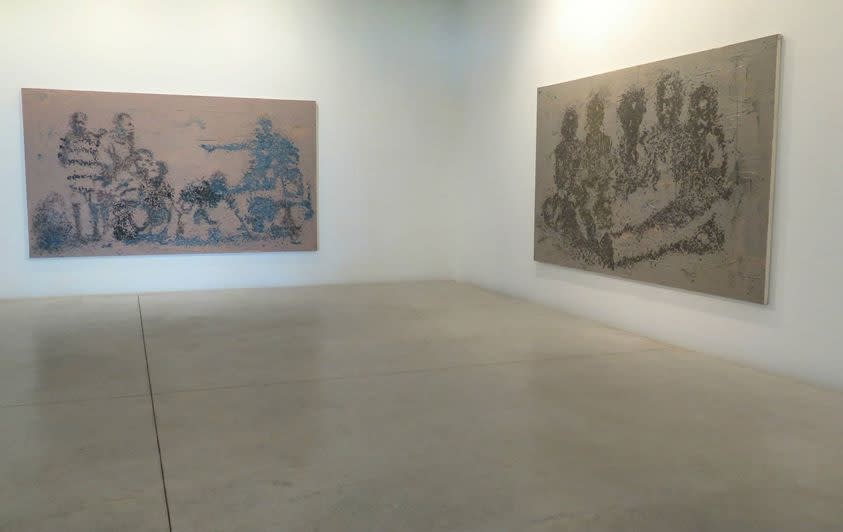 Exposition "persona" à la Galerie Cécile Fakhoury à Abidjan 2015 © Yéanzi