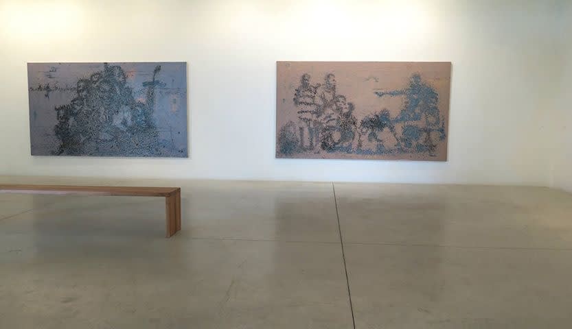 Exposition "persona" à la Galerie Cécile Fakhoury à Abidjan 2015 © Yéanzi