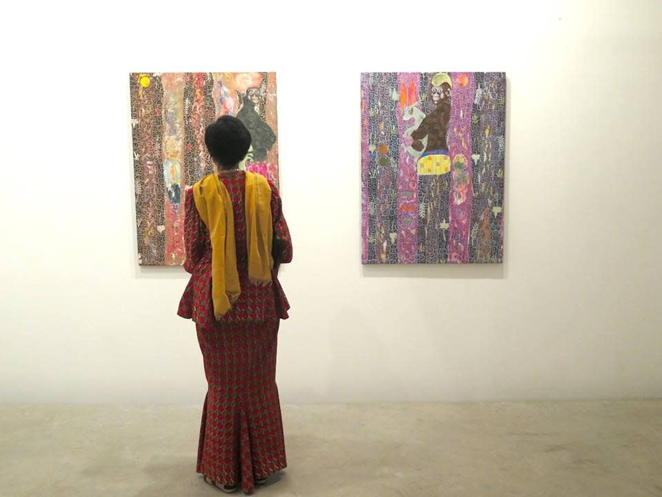 Exposition "Kings of the new cities" à la Galerie Cécile Fakhoury à Abidjan 2017 © Kassou Seydou