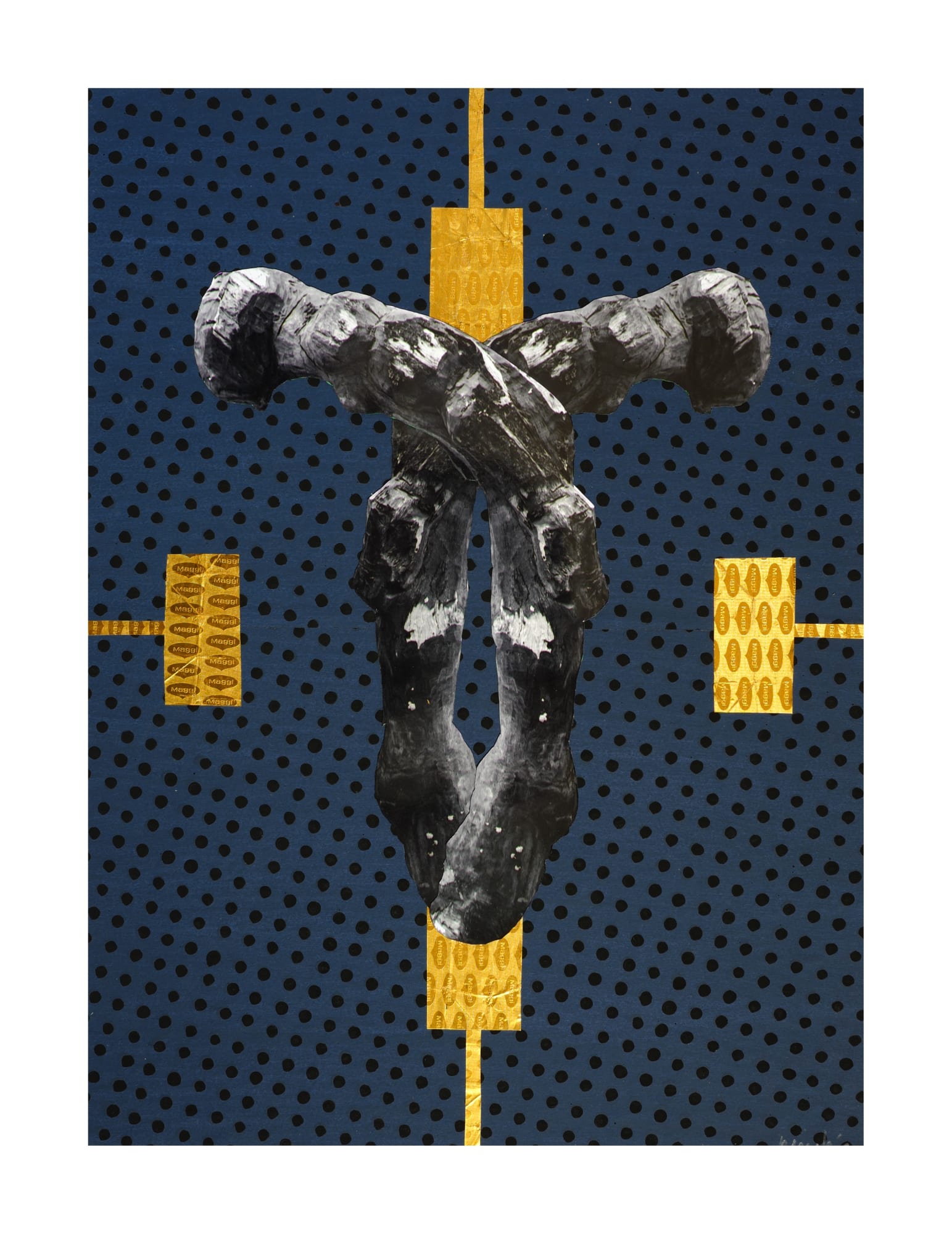 Untitled, photo-collage, 2018 © Vincent Michéa & Sadikou Oukpedjo