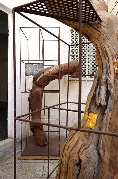 Exposition "Les Fantômes de l’Afrique (Siriel Rellik)" à la Galerie Cécile Fakhoury à Dakar 2018 © Sadikou Oukpedjo © Vincent Michéa