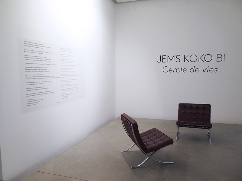 Exposition "Cercle de vies" à la Galerie Cécile Fakhoury à Abidjan 2018 © Jems Koko Bi