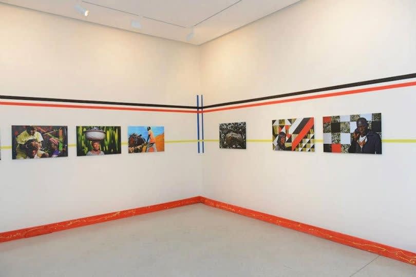 Exposition "Ondes de perturbation" à la Galerie Cécile Fakhoury à Abidjan 2013 © Nestor Da