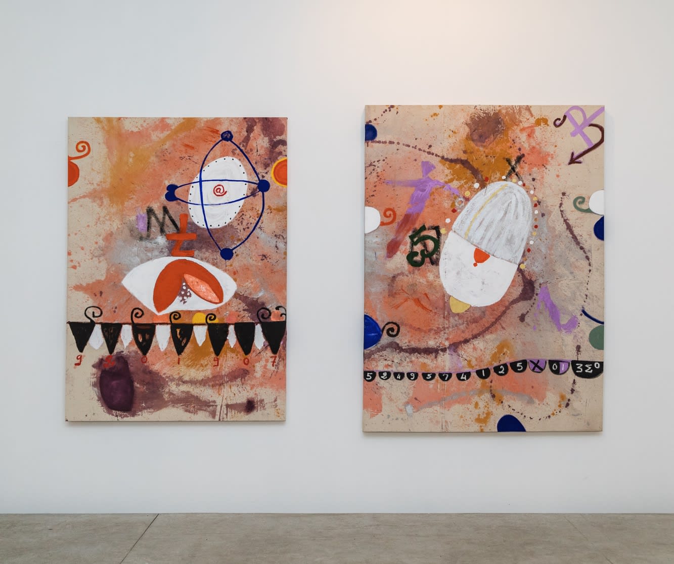 Ouattara Watts, Door of the Cosmos #2 et #1, 2018