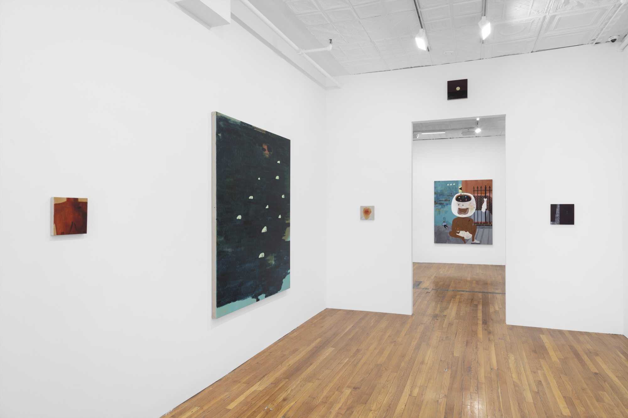 Kenny Rivero, Steward: The Ballad of a Super Super, 2022, installation view, Charles Moffett, New York