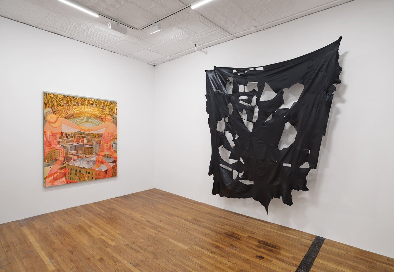 José de Jesús Rodríguez and Esteban Ramón Pérez, Sobre Las Olas, 2022, installation view, Charles Moffett, New York