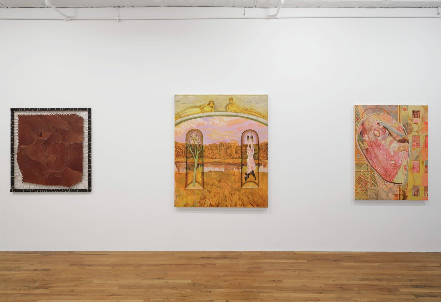 José de Jesús Rodríguez and Esteban Ramón Pérez, Sobre Las Olas, 2022, installation view, Charles Moffett, New York
