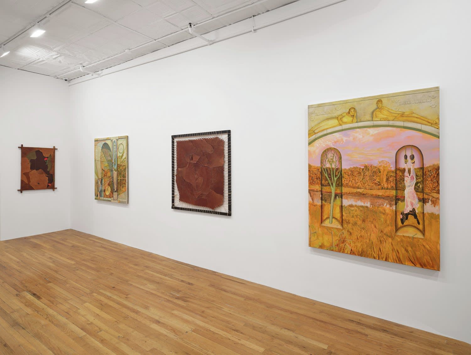 José de Jesús Rodríguez and Esteban Ramón Pérez, Sobre Las Olas, 2022, installation view, Charles Moffett, New York