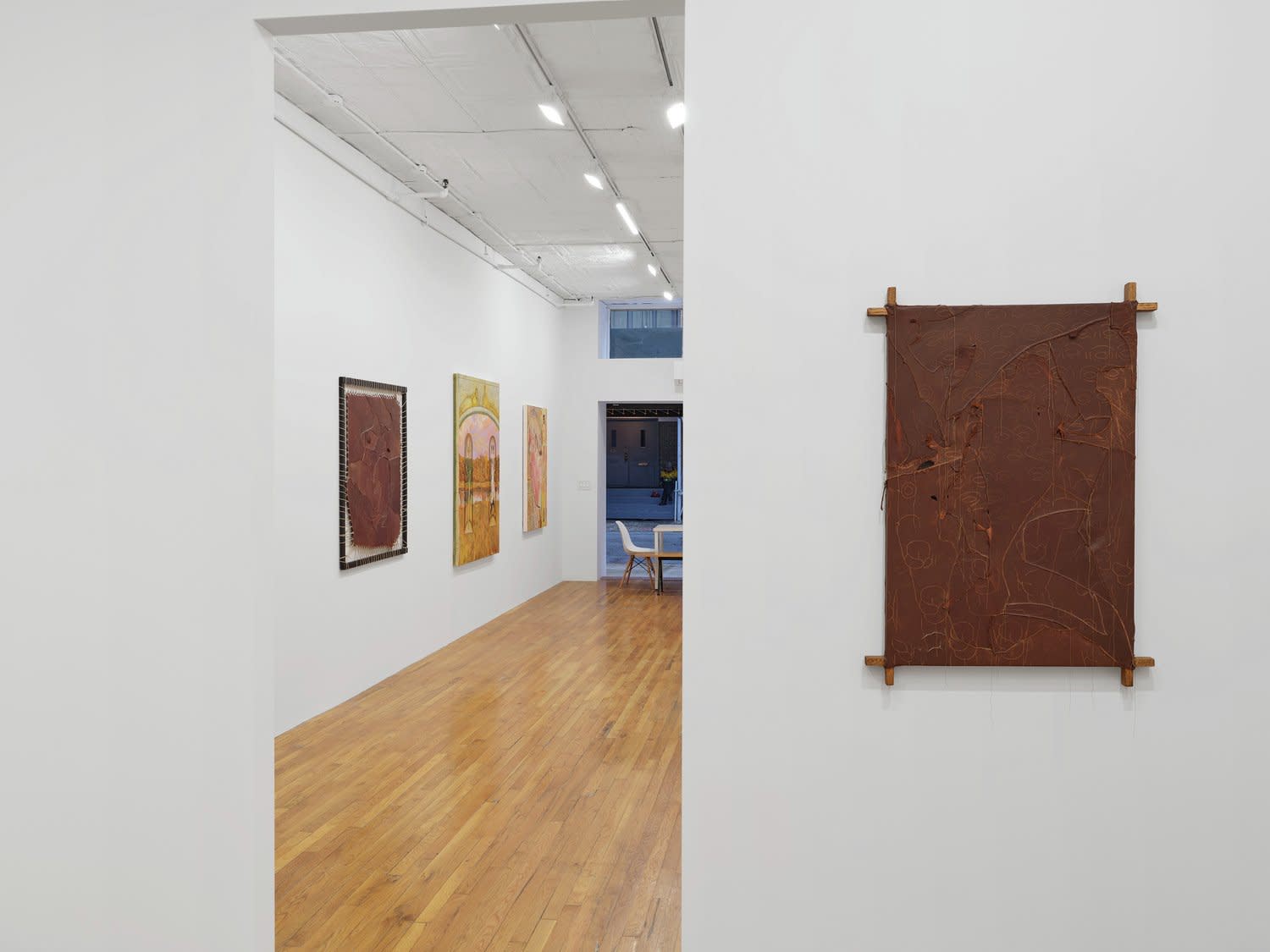 José de Jesús Rodríguez and Esteban Ramón Pérez, Sobre Las Olas, 2022, installation view, Charles Moffett, New York