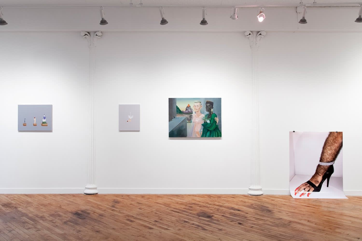 Alleviators, 2018, installation view, Charles Moffett, New York