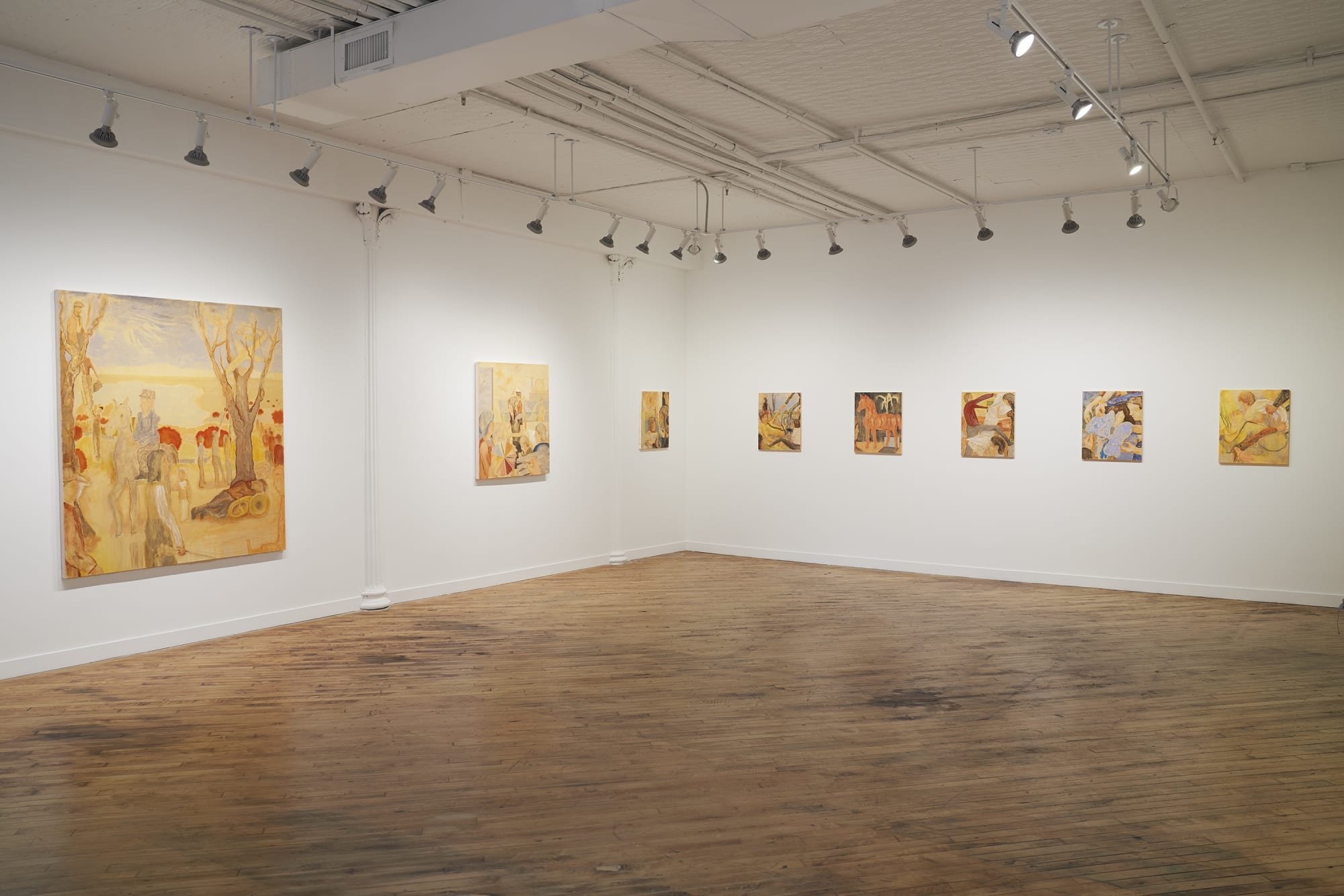 Sam Bornstein, Daydream Workshop, 2018, installation view, Charles Moffett, New York