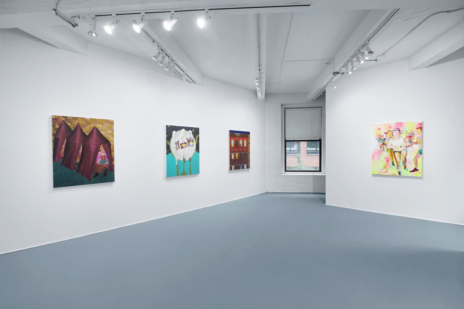 Maggie Ellis, Strange Strangers, 2021, installation view, Charles Moffett, New York