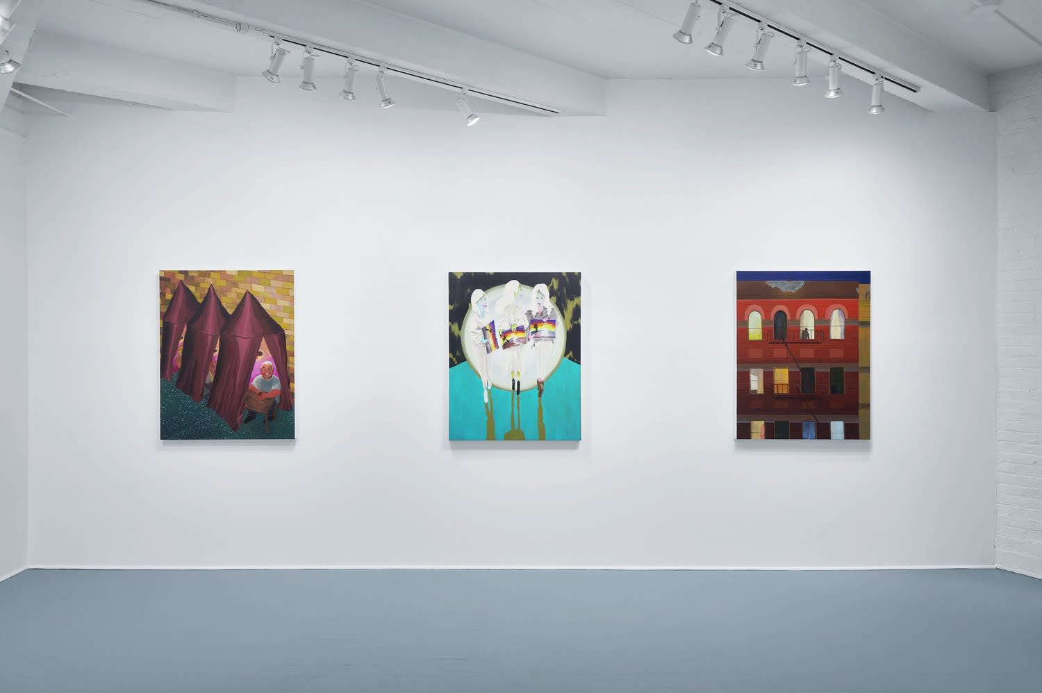 Maggie Ellis, Strange Strangers, 2021, installation view, Charles Moffett, New York