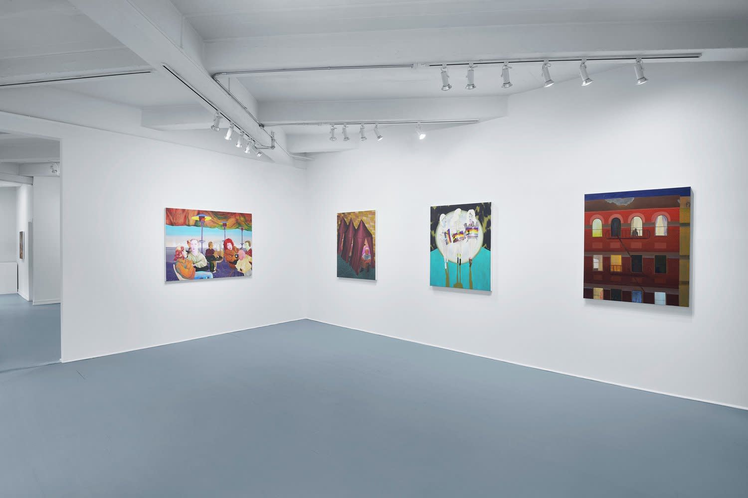 Maggie Ellis, Strange Strangers, 2021, installation view, Charles Moffett, New York