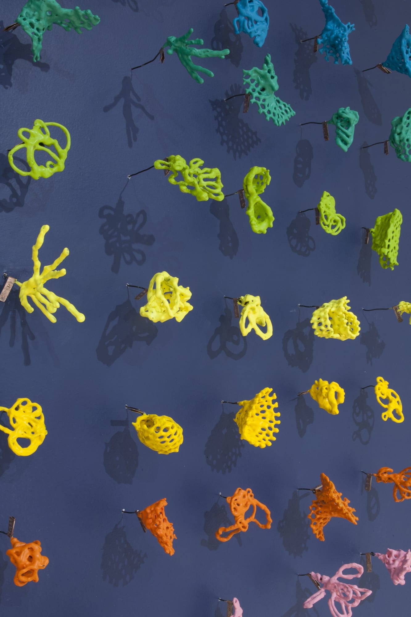 Kelly Sheppard Murray Where Trouble Melts Like Lemon Drops, 2020 Encaustic, wood, wire, wire mesh size variable