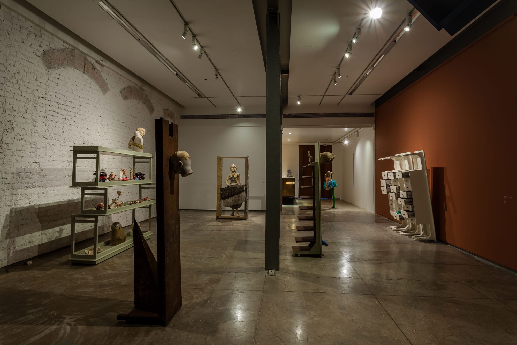 Vivan Sundaram Postmortem (After Gagawaka), display view, 2014-2015