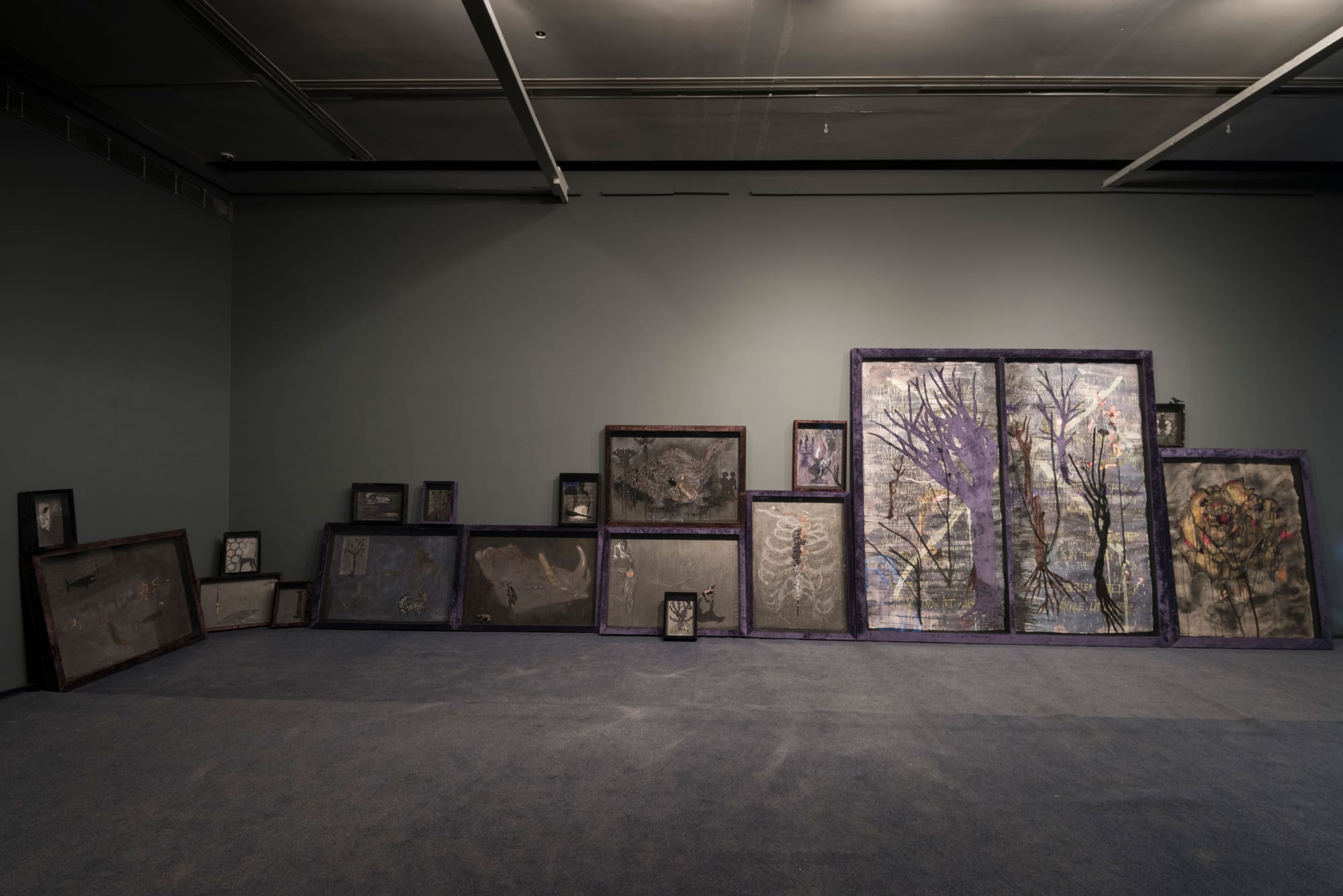 Mithu Sen UnMYthU, display view, 2018